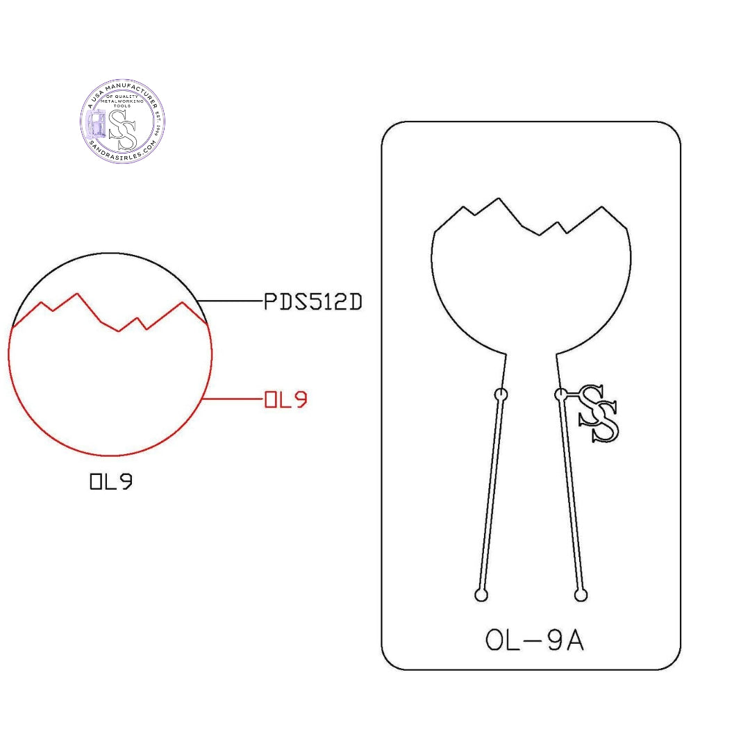 PANCAKE DIE OVERLAY-9 OL-9 MOUNTAINS